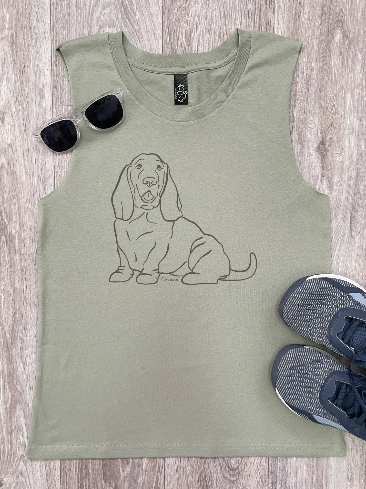 Basset Hound Tank Top