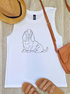 Basset Hound Tank Top