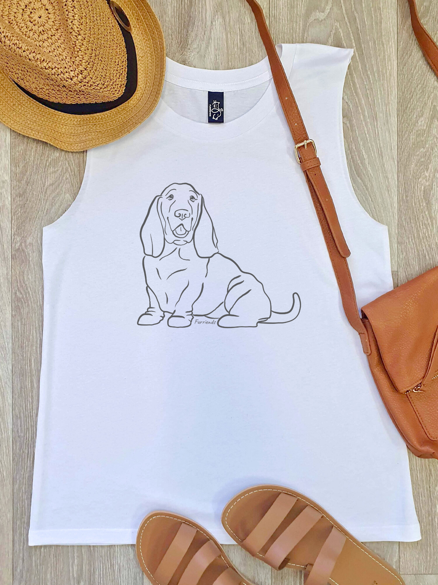 Basset Hound Tank Top