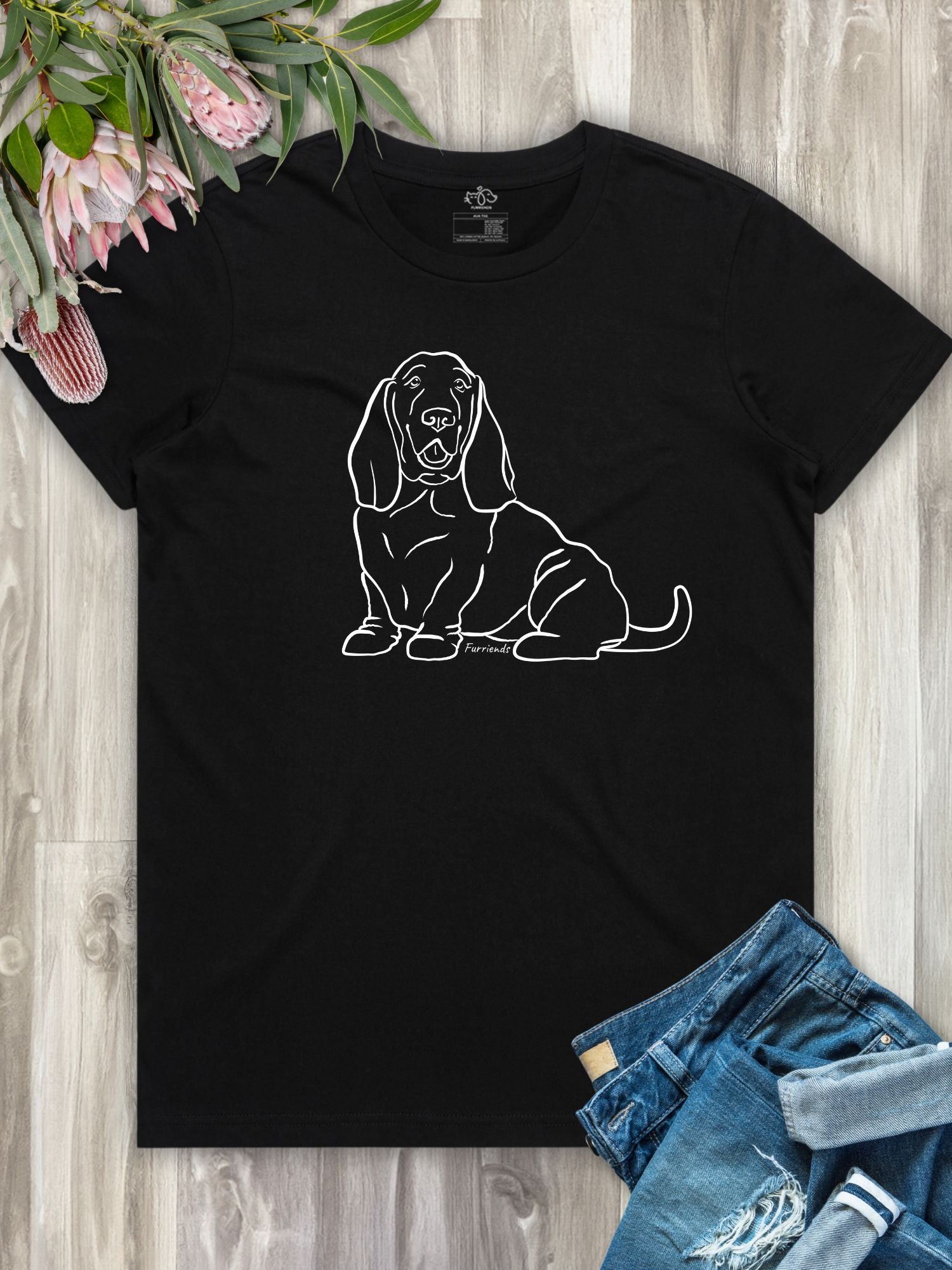 Basset Hound Regular Fit T-shirt