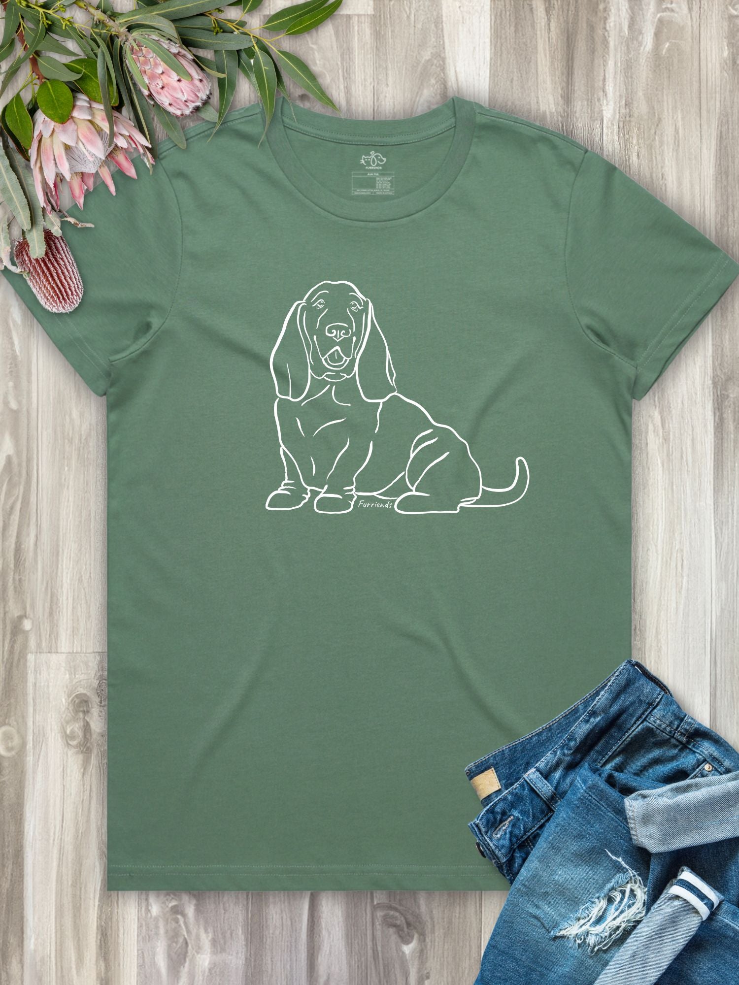 Basset Hound Regular Fit T-shirt