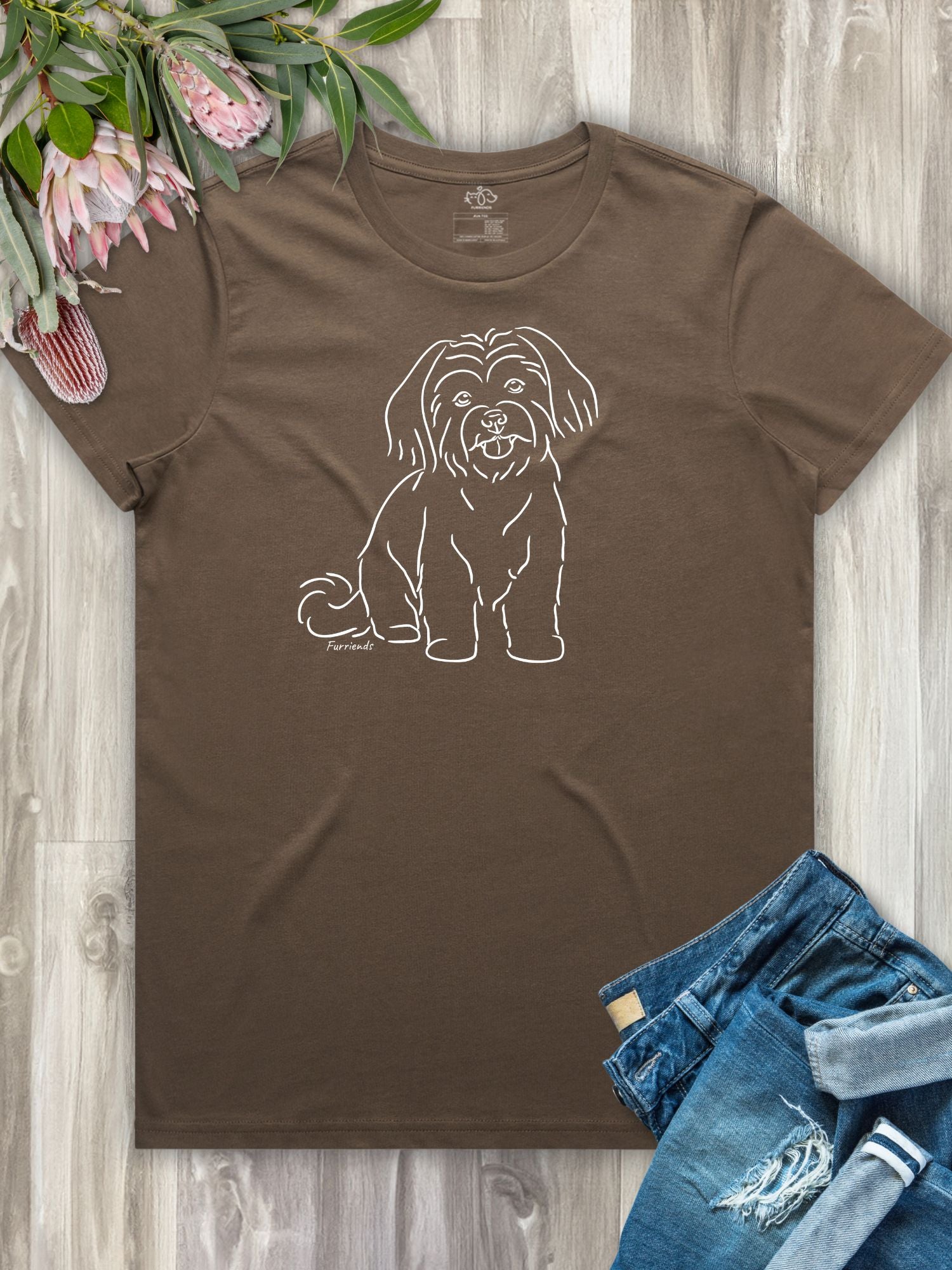 Maltese Terrier Regular Fit T-shirt
