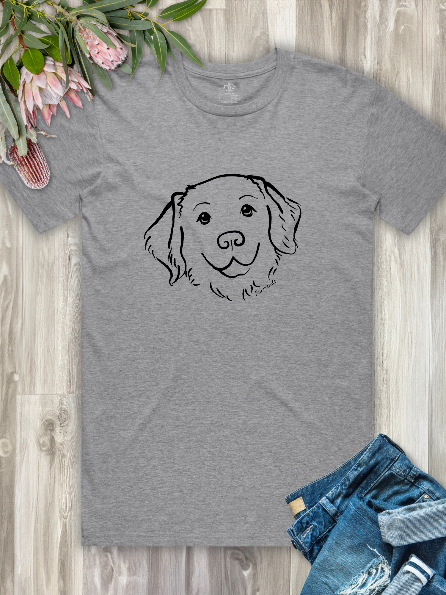 Golden Retriever Regular Fit T-shirt