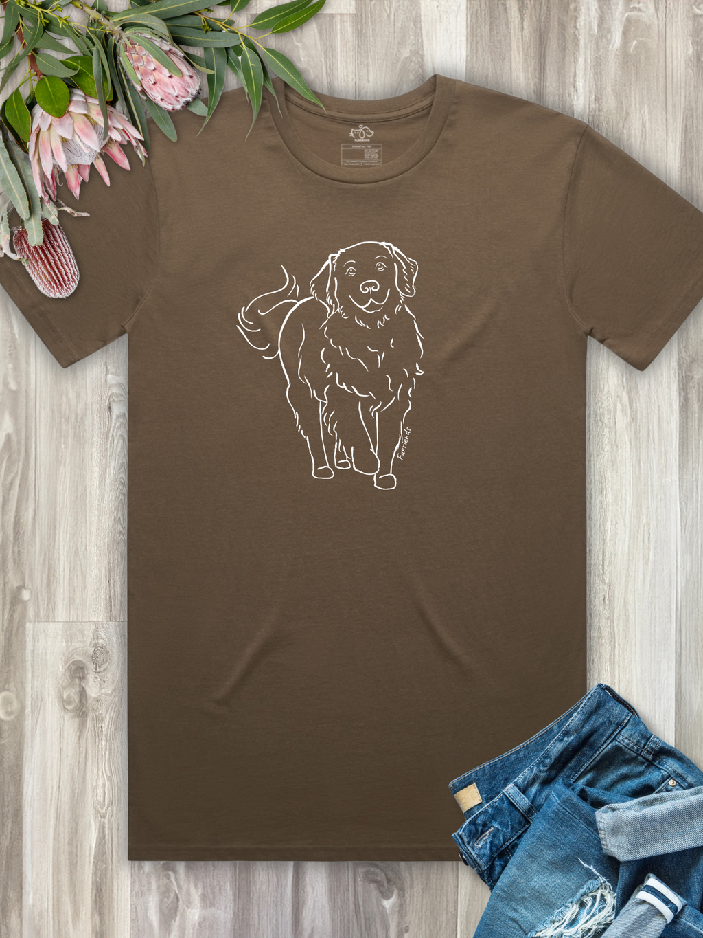 Golden Retriever Regular Fit T-shirt