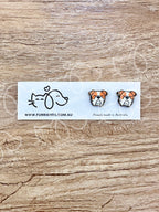 British Bulldog ColourPop Stud Earrings