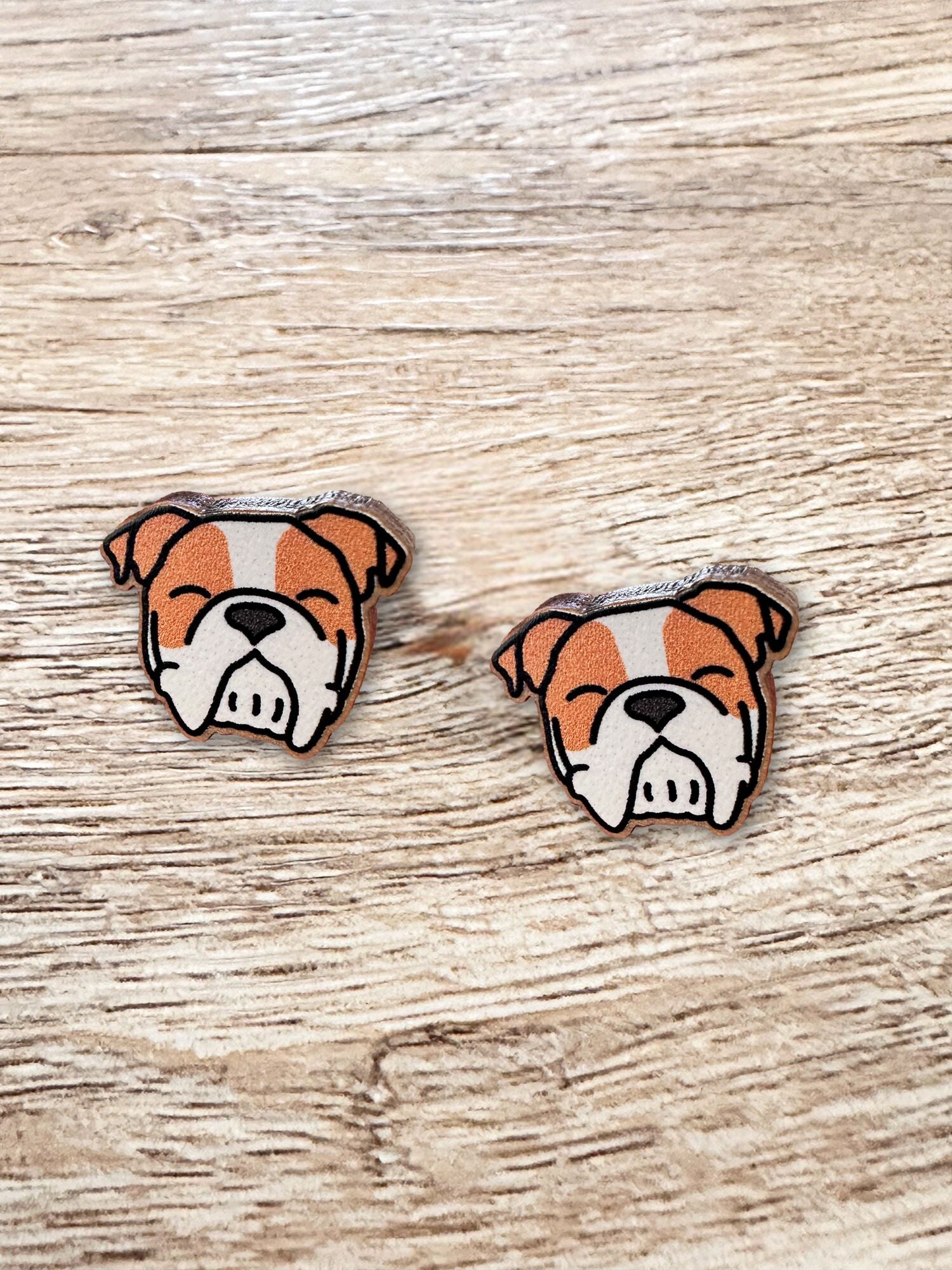 British Bulldog ColourPop Stud Earrings