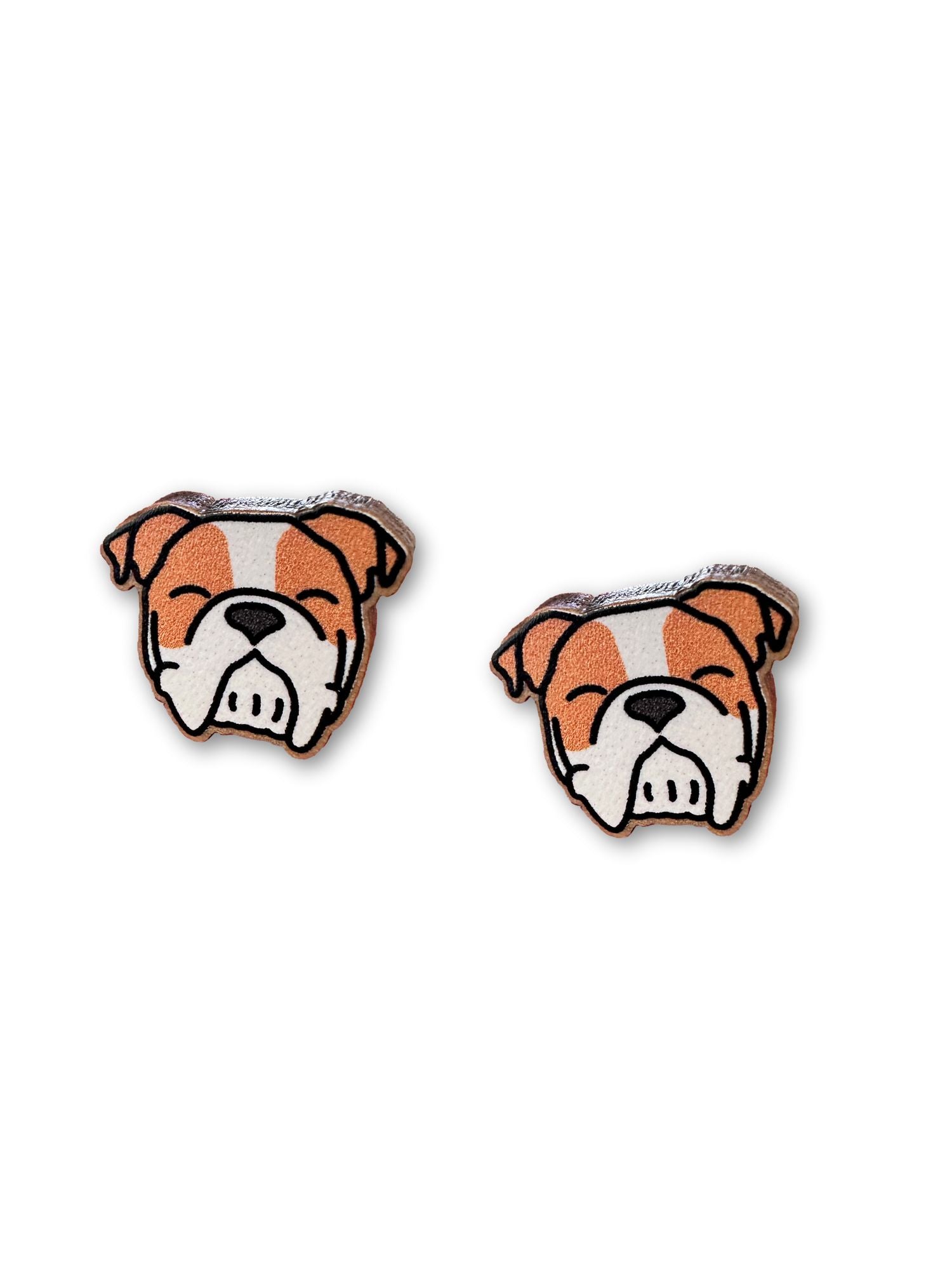British Bulldog ColourPop Stud Earrings