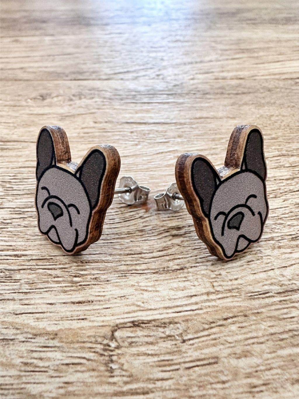 French Bulldog ColourPop Stud Earrings