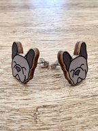 French Bulldog ColourPop Stud Earrings