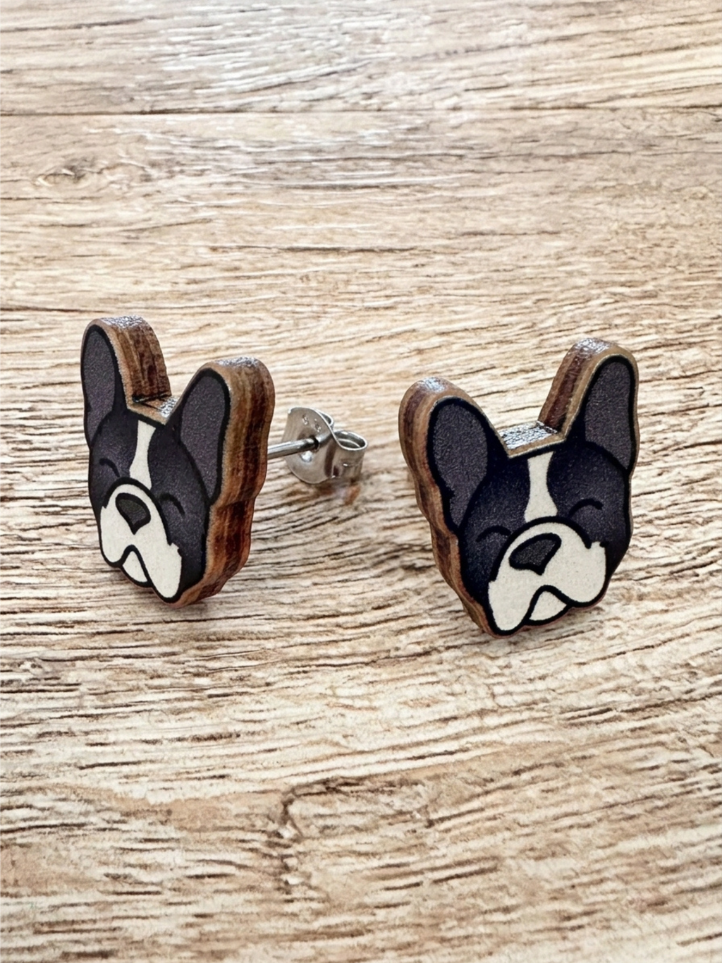 French Bulldog ColourPop Stud Earrings