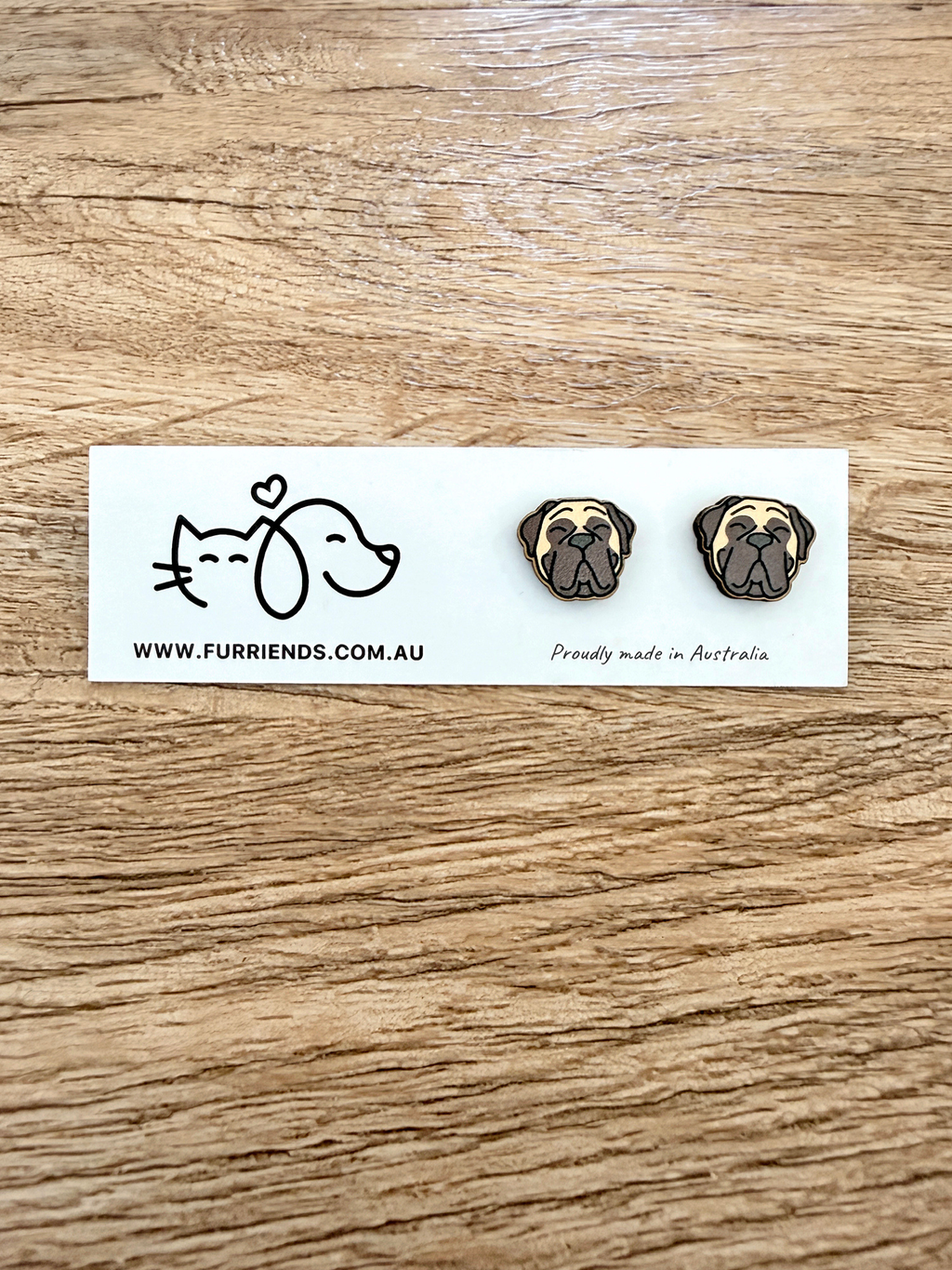 Bull Mastiff Earrings