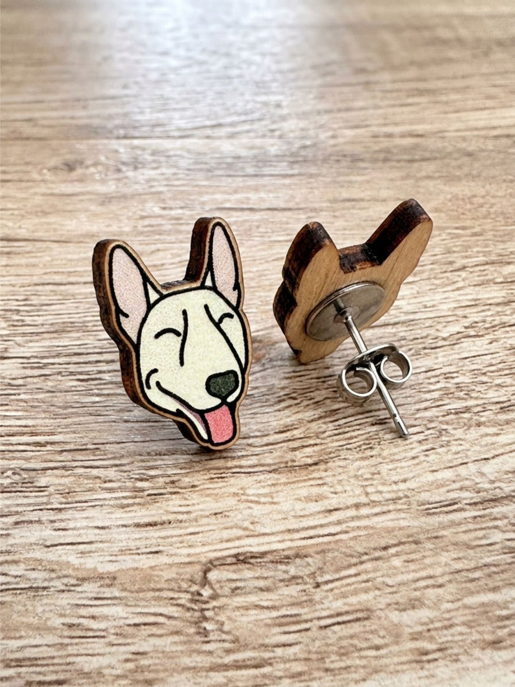 Bull Terrier ColourPop Stud Earrings