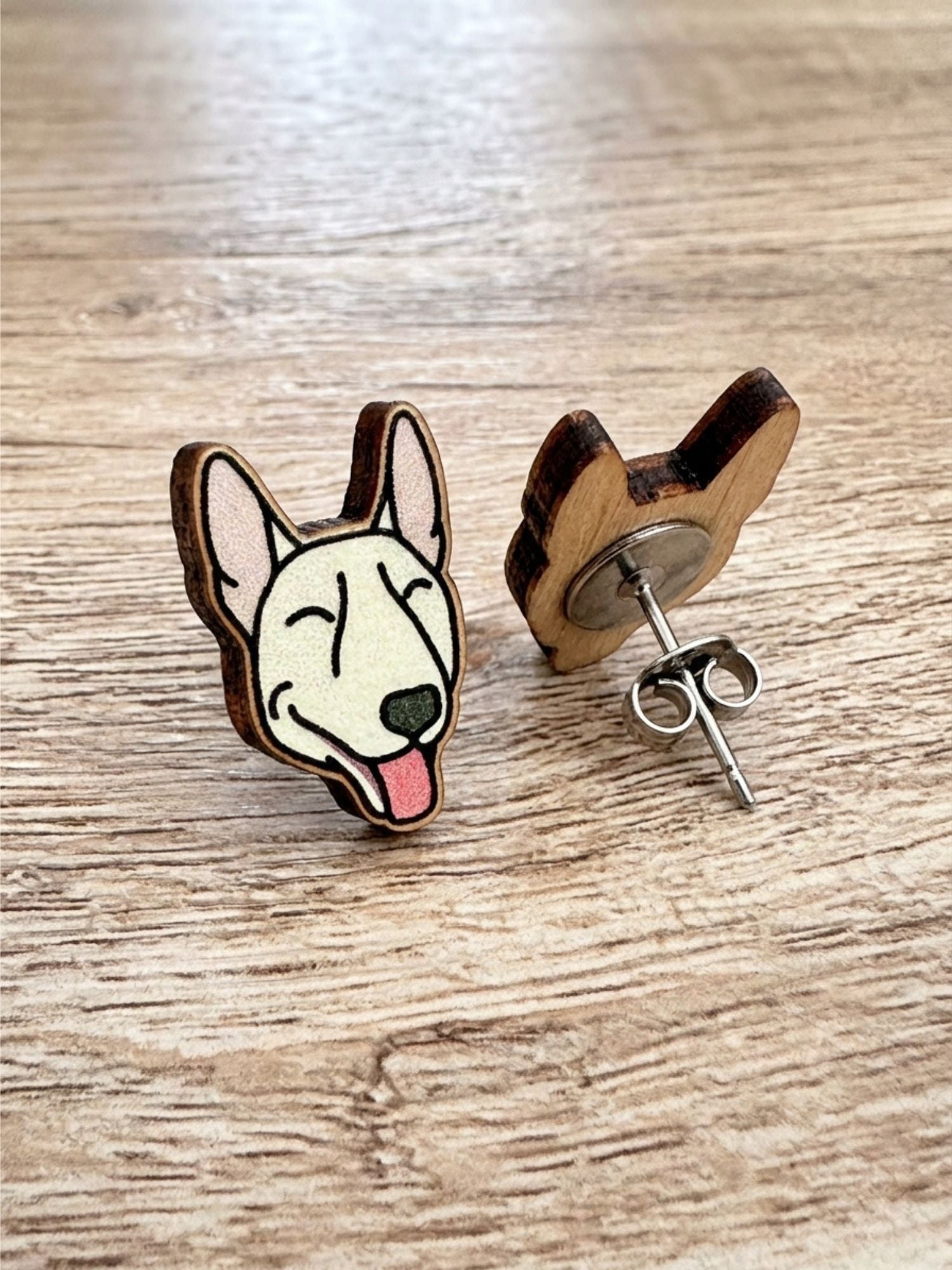 Bull Terrier ColourPop Stud Earrings