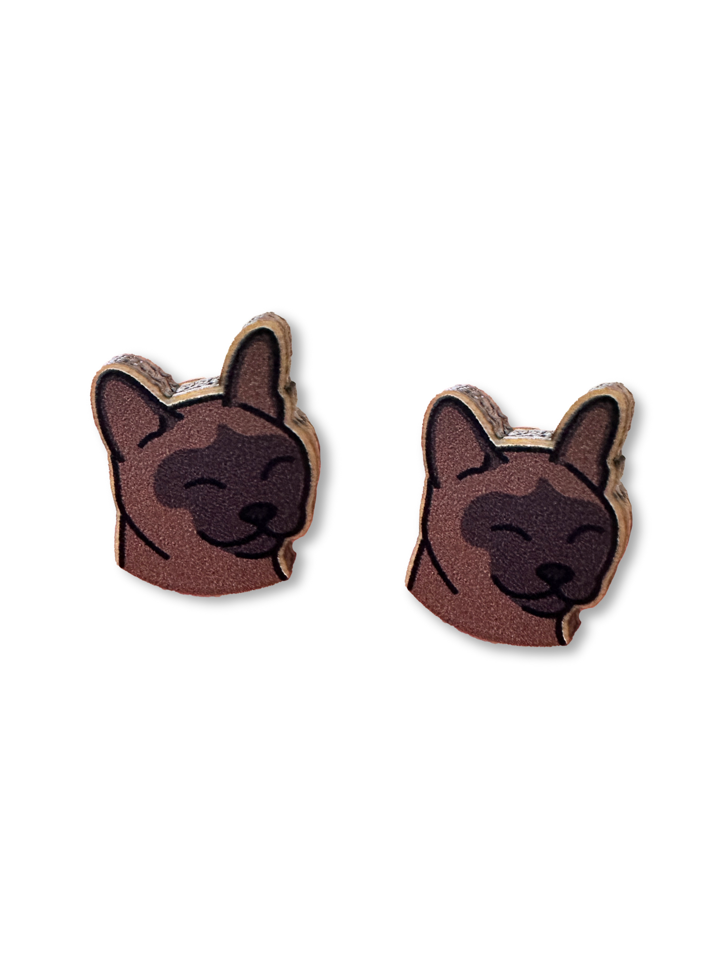 Burmese ColourPop Stud Earrings