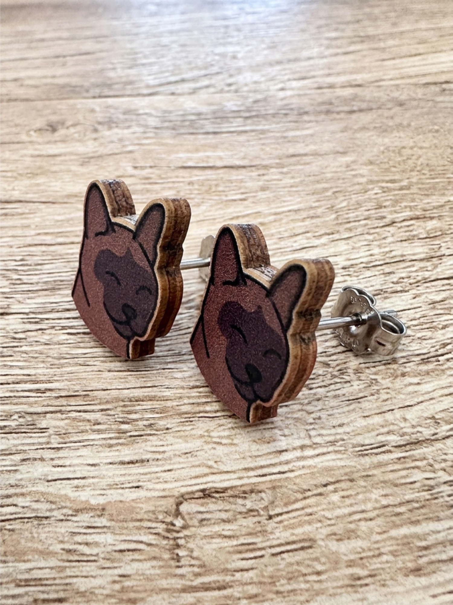 Burmese ColourPop Stud Earrings