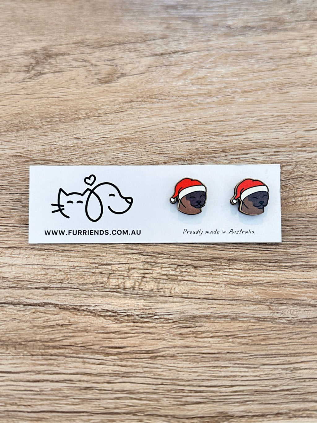 Burmese Christmas Edition ColourPop Stud Earrings