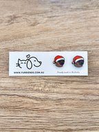 Burmese Christmas Edition ColourPop Stud Earrings