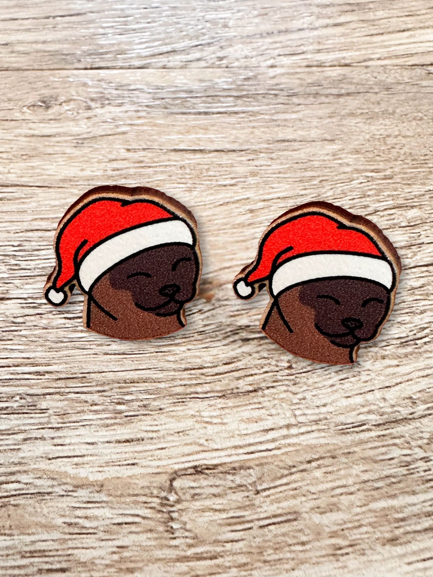 Burmese Christmas Edition ColourPop Stud Earrings