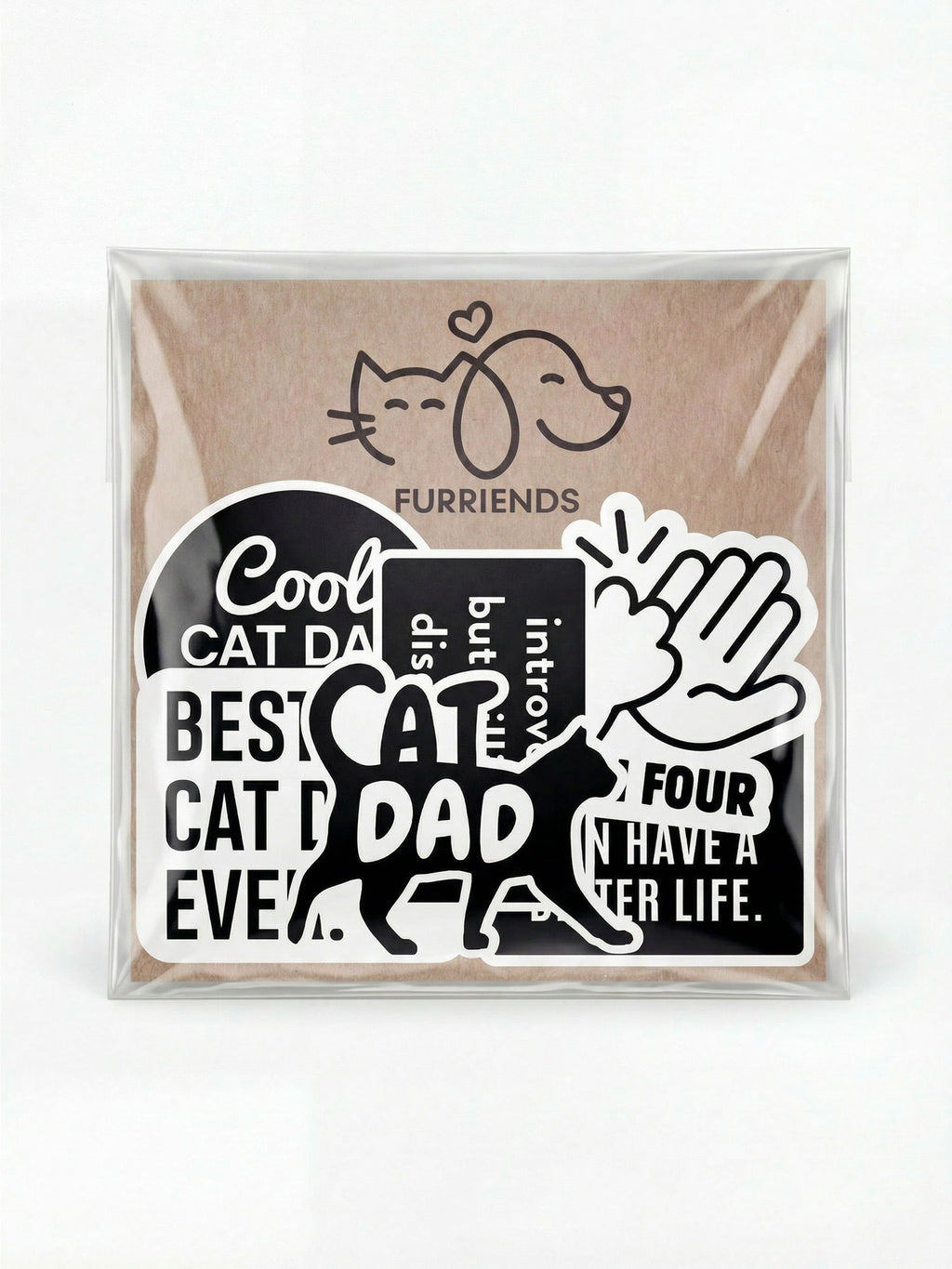 Cat Dad Sticker Pack