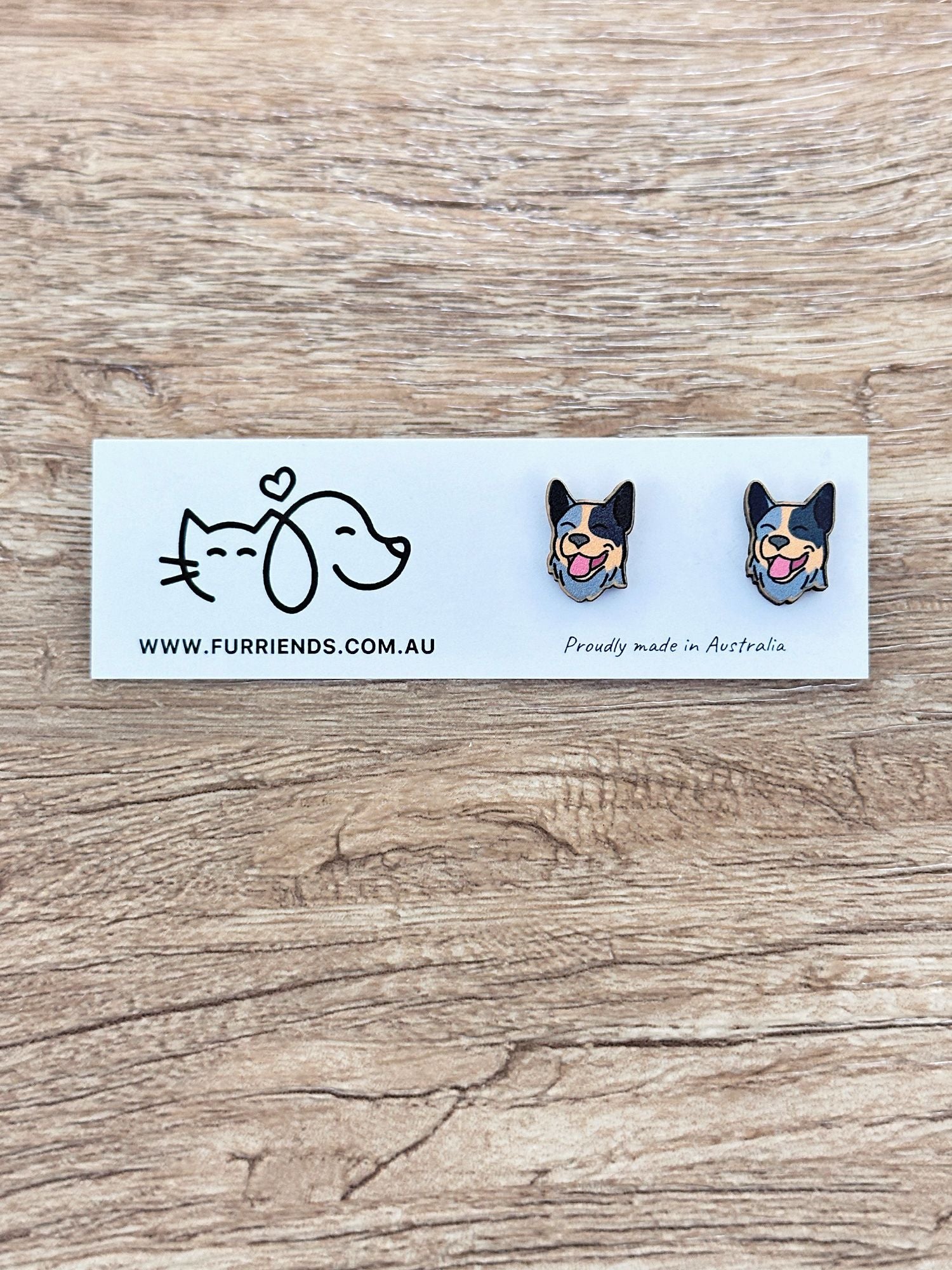 Australian Cattle Dog ColourPop Stud Earrings