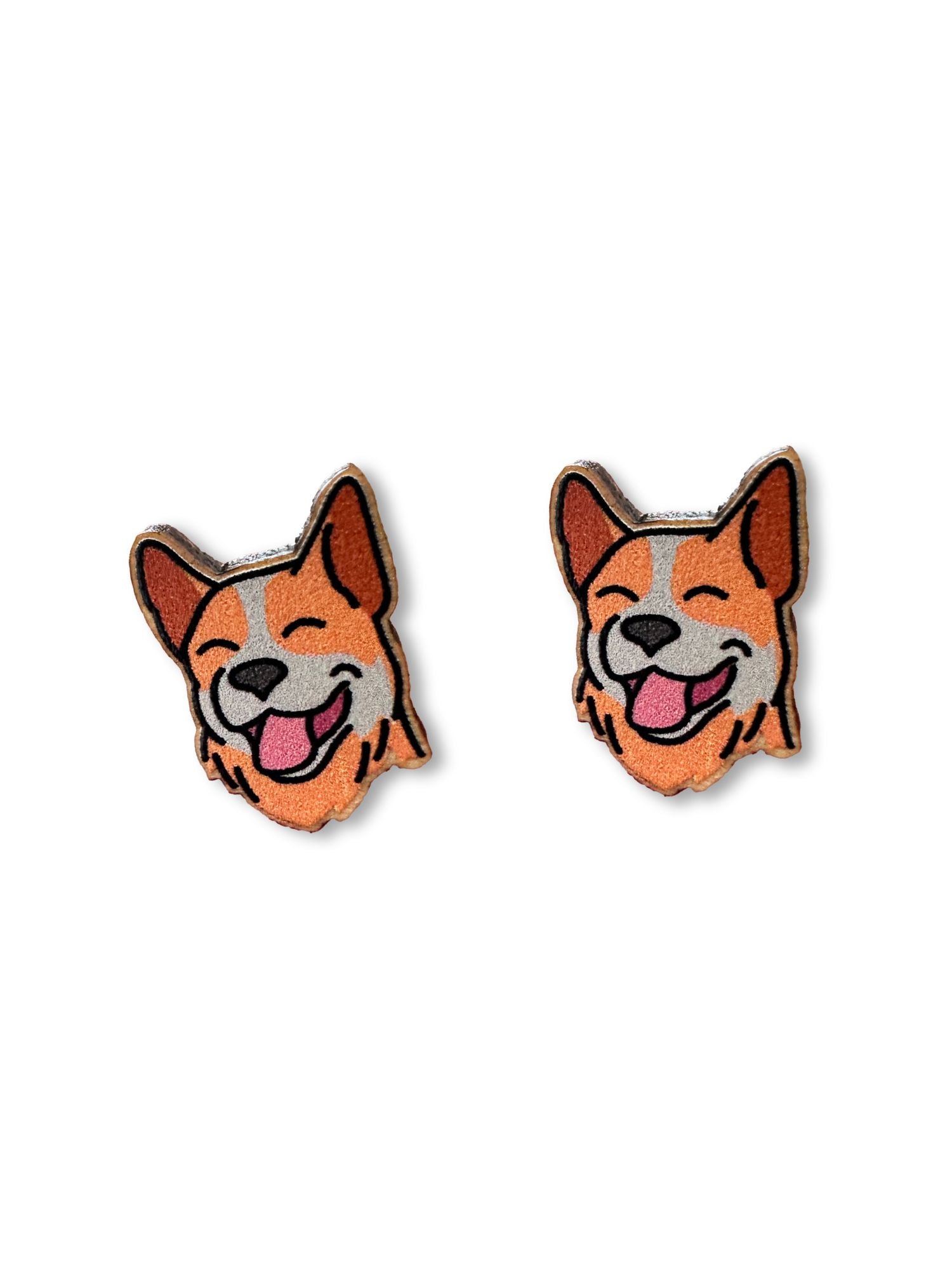 Australian Cattle Dog ColourPop Stud Earrings