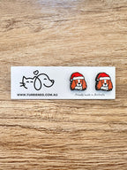 Cavalier King Charles Spaniel Christmas Edition ColourPop Stud Earrings