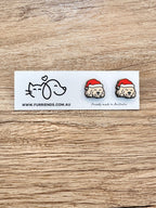 Cavoodle Christmas Edition ColourPop Stud Earrings