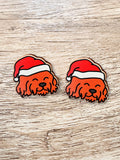 Cavoodle Christmas Edition ColourPop Stud Earrings