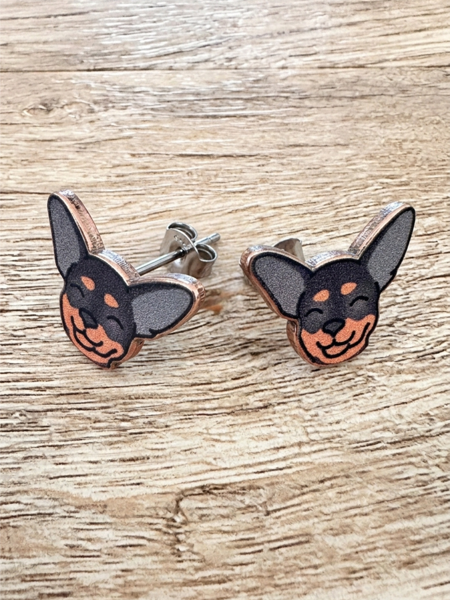 Chihuahua ColourPop Stud Earrings