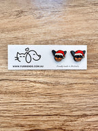 Chihuahua Christmas Edition ColourPop Stud Earrings