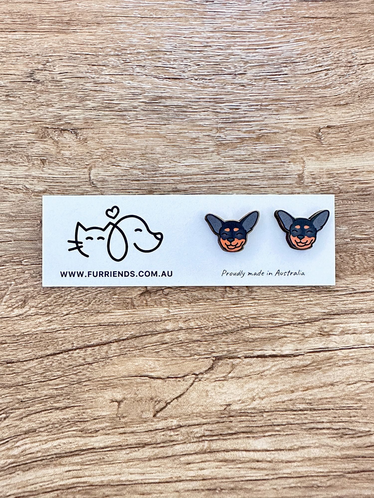 Chihuahua ColourPop Stud Earrings