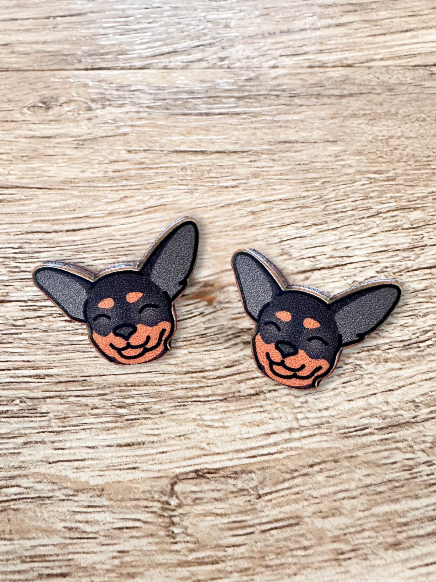 Chihuahua ColourPop Stud Earrings