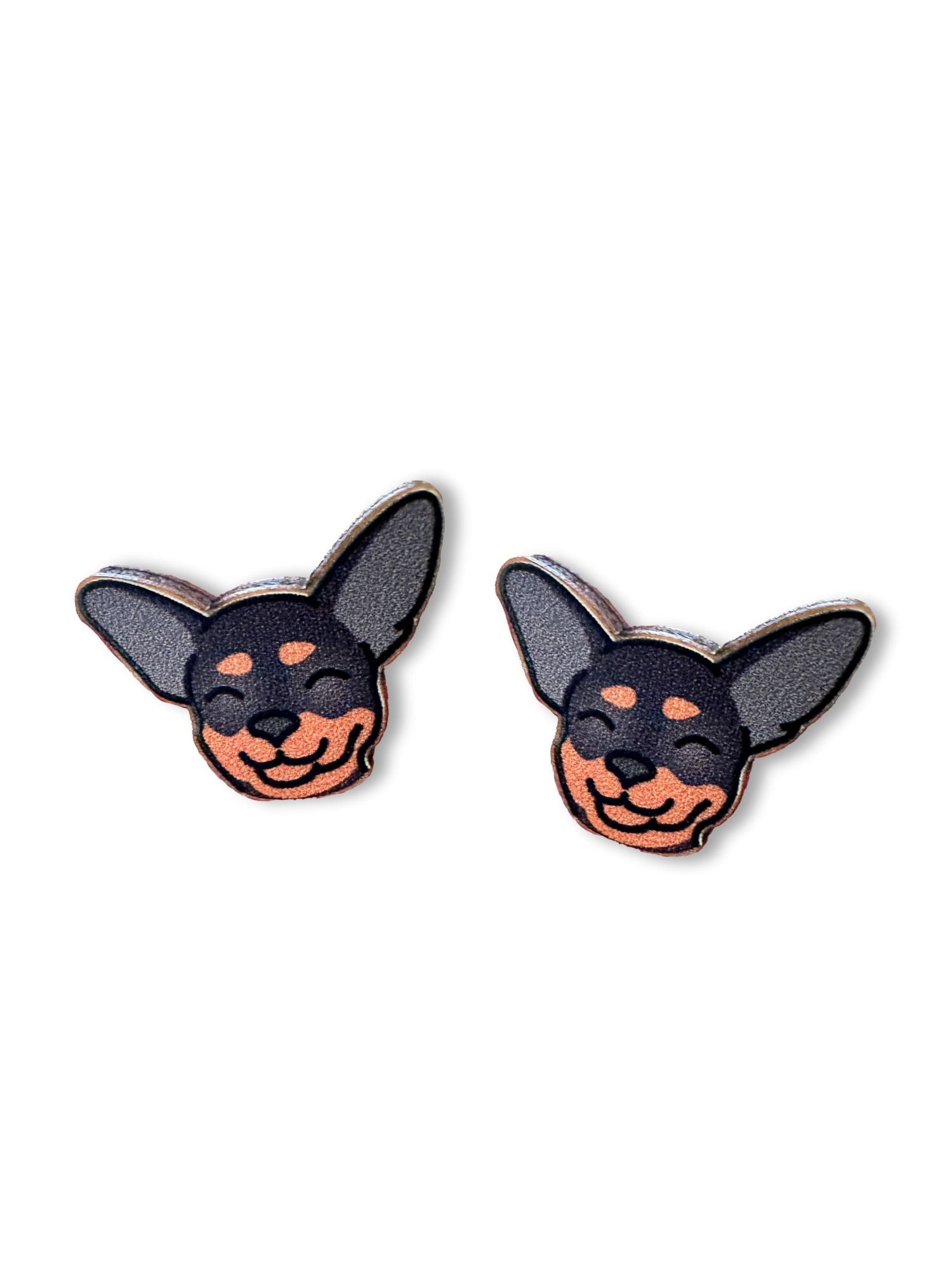 Chihuahua ColourPop Stud Earrings