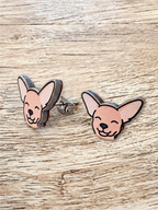 Chihuahua ColourPop Stud Earrings