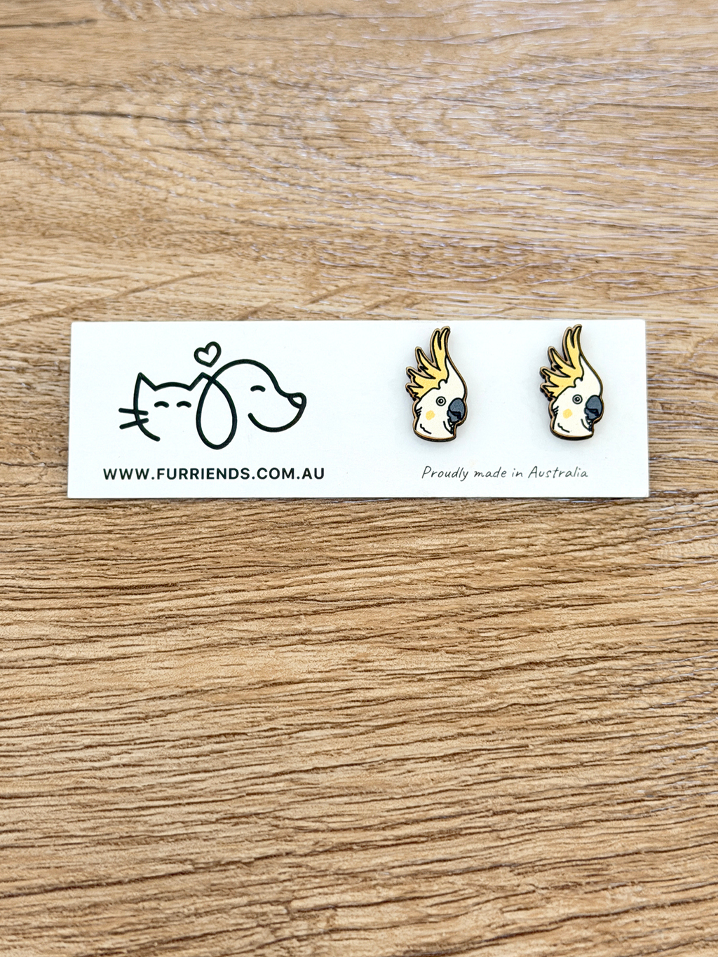 Cockatoo ColourPop Stud Earrings