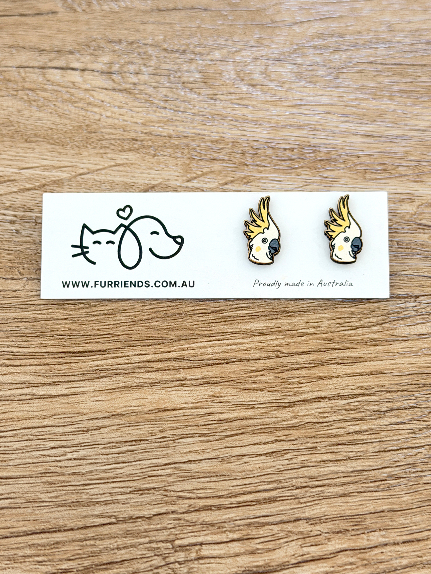 Cockatoo ColourPop Stud Earrings