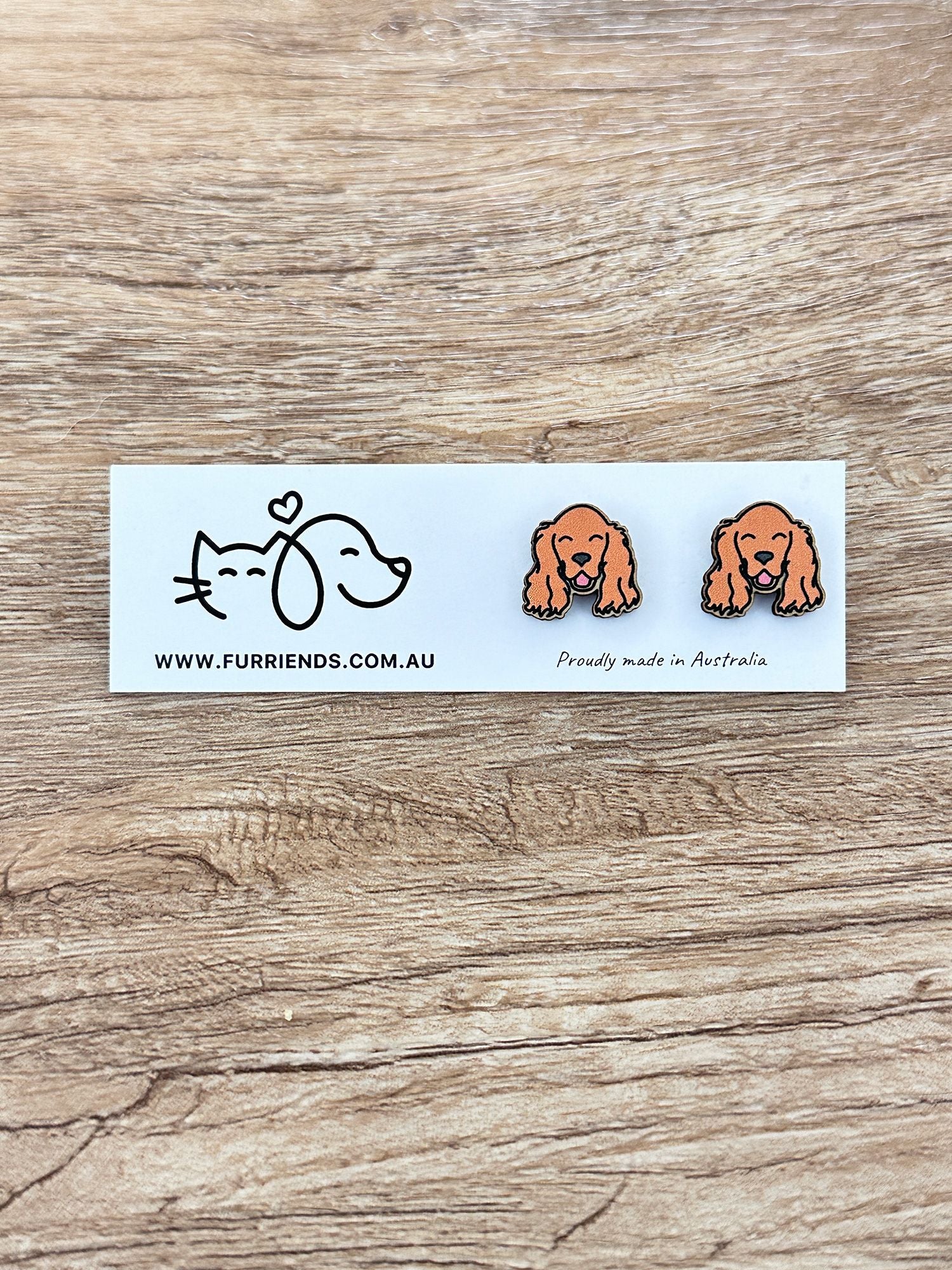 Cocker Spaniel ColourPop Stud Earrings