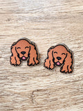 Cocker Spaniel ColourPop Stud Earrings