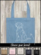 Dog Breed Edith Tote Bag (Customisable)