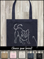 Dog Breed Edith Tote Bag (Customisable)