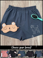 Dog Breed Finley Cotton Boxer Shorts (Customisable)