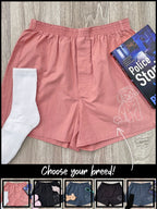 Dog Breed Finley Cotton Boxer Shorts (Customisable)