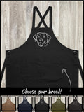Dog Breed Jarrah Crossback Apron (Customisable)