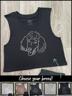 Dog Breed Myah Crop Tank (Customisable)