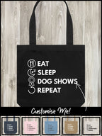 Eat. Sleep. Repeat. Edith Tote Bag (Customisable)