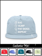 Eat. Sleep. Repeat. Quick-Dry Cap (Customisable)