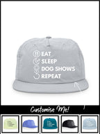 Eat. Sleep. Repeat. Quick-Dry Cap (Customisable)
