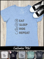 Eat. Sleep. Repeat. Remi Women's Tee (Customisable)