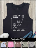 Level Of Crazy Marley Tank (Customisable)