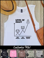 Level Of Crazy Marley Tank (Customisable)